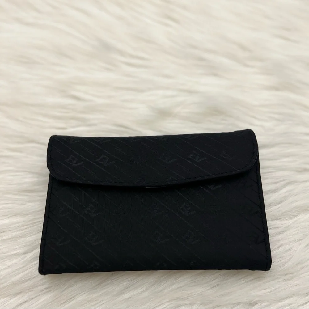MARLIE INT’L - BLACK NYLON VINTAGE TRAVEL PLANNER